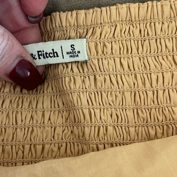 Abercrombie & Fitch Linen Cotton 2 piece set Size Small shorts and tube top - Picture 6 of 11